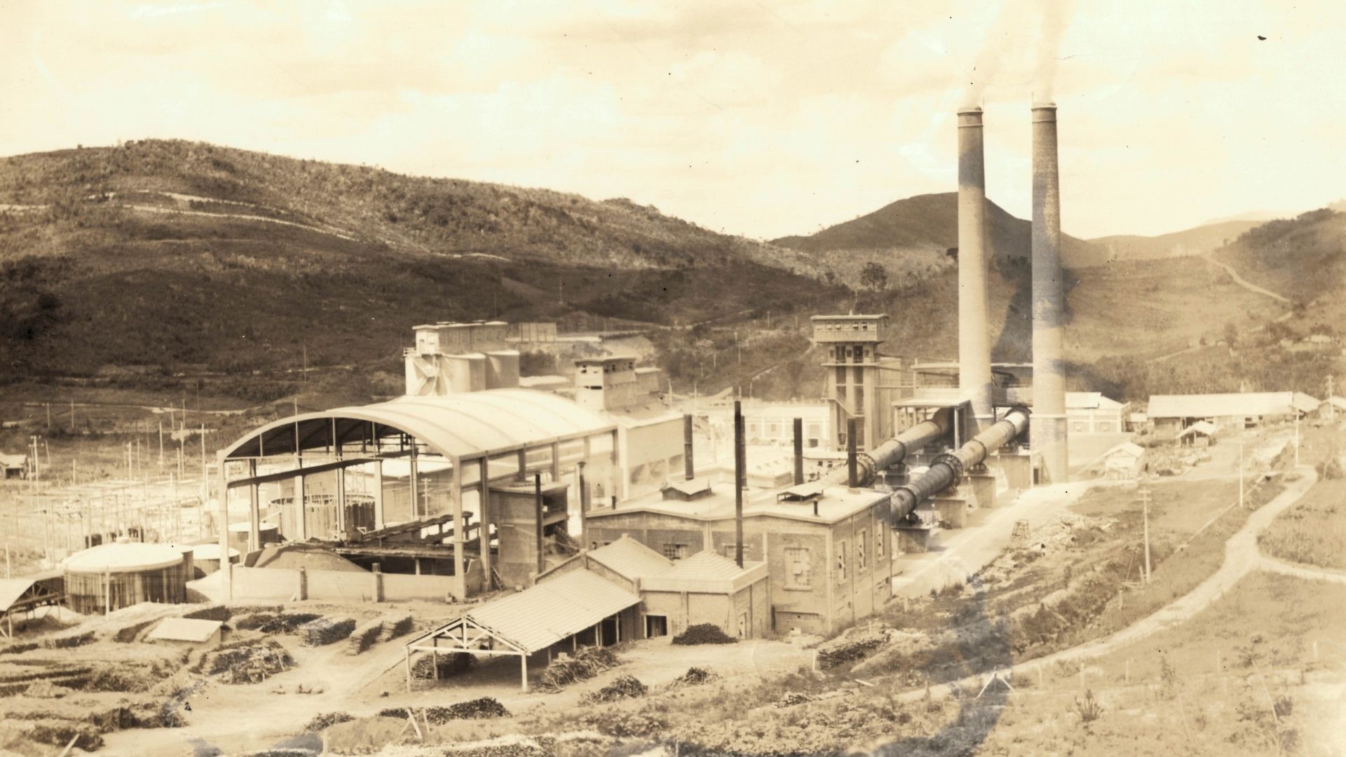 Cimenterie Santa Helena, à Votorantim, São Paulo, Brésil